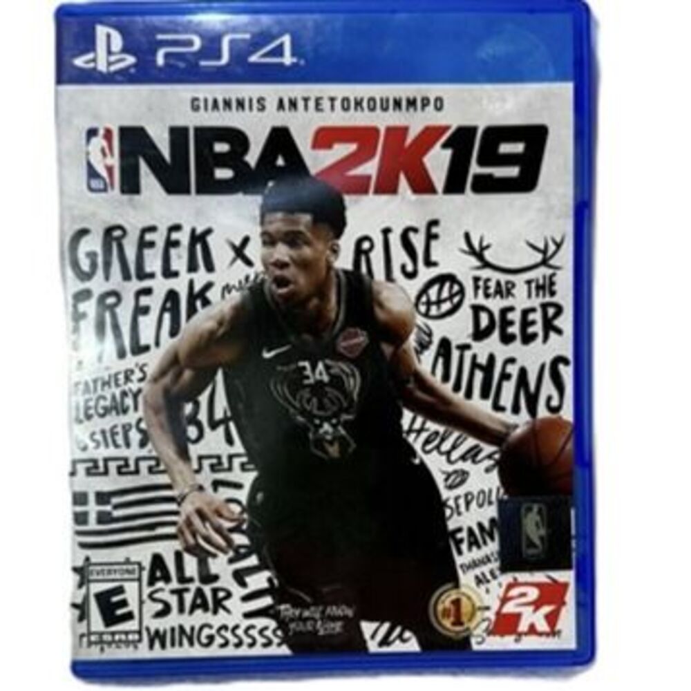 NBA 2K19 – PS4 Basketball Game – Giannis Antetokounmpo Cover – Tested & Complete
